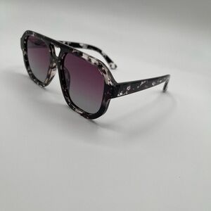 & Other Stories Black and Gray Sunglasses